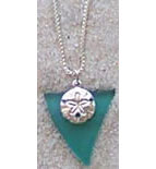 Sanddollar Beach Glass Necklace